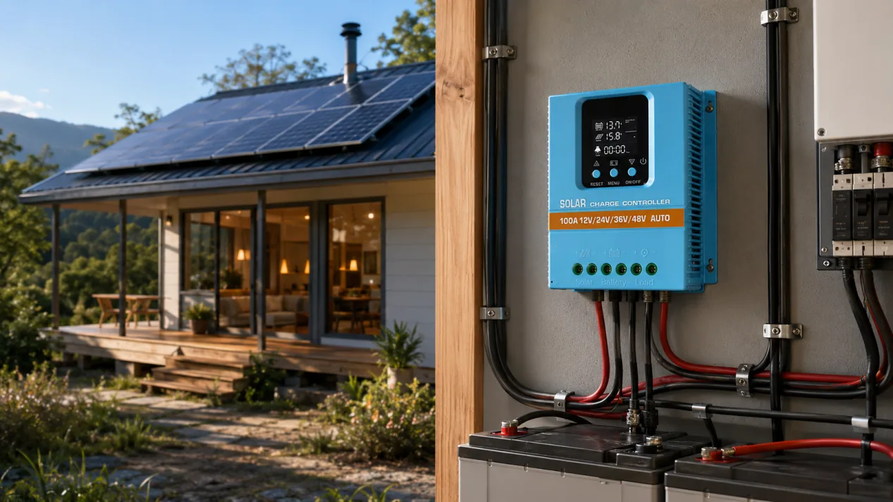 Residential off-grid solar power system
