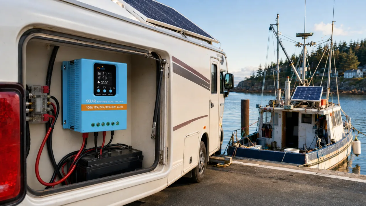 RV and marine solar power solution
