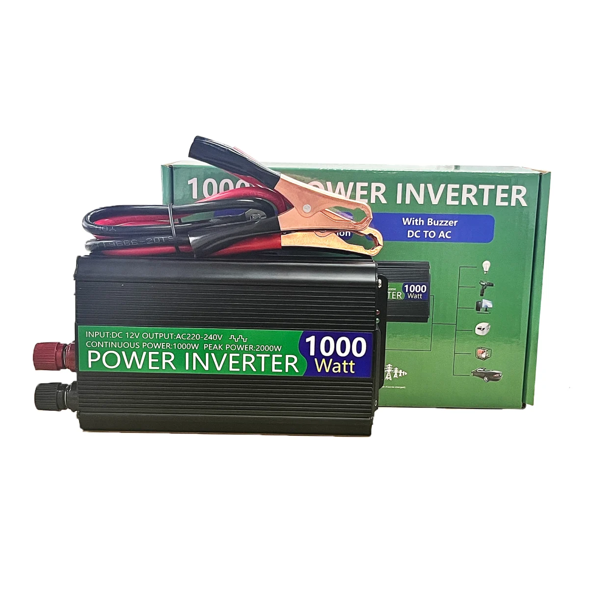 NF1000 modified sine wave inverter, DC 12V, 1000W label