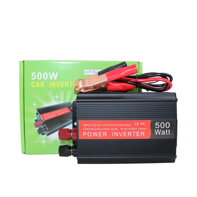 NF500 500W Modified Sine Wave Inverter, DC 12V to AC 110V/220V - Gerixi solar charge controller