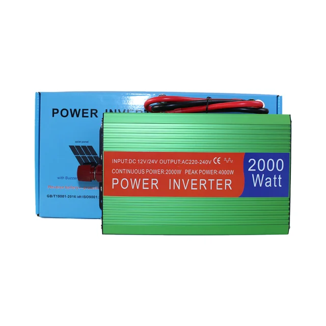 NFA Series 2000W Modified Sine Wave Inverter – 12V/24V DC Input, 110V/220V AC Output - Gerixi solar charge controller