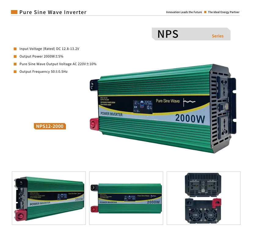 NPS12-2000 pure sine wave inverter product overview