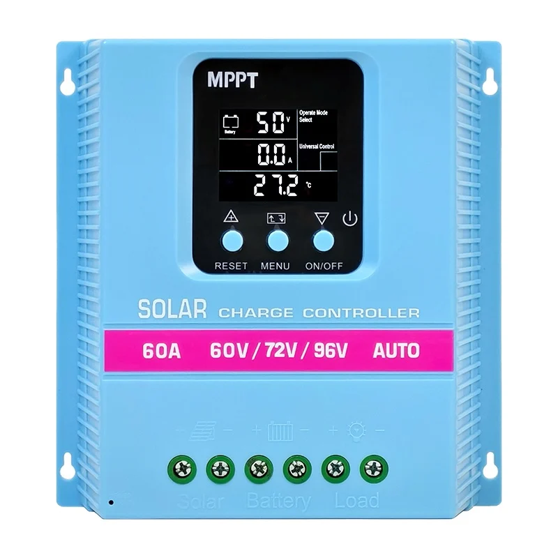 SA9660A solar charge controller front display and buttons