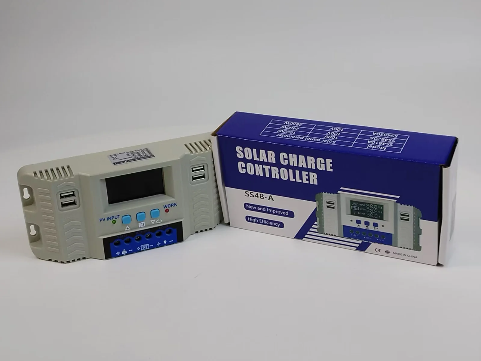 SS-A controller beside retail packaging