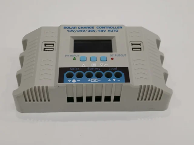 SS-B Series 40A–60A PWM Solar Charge Controller for 12V/24V/36V/48V Systems - Gerixi solar charge controller