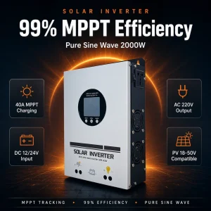 2000W MPPT Pure Sine Wave Solar Inverter