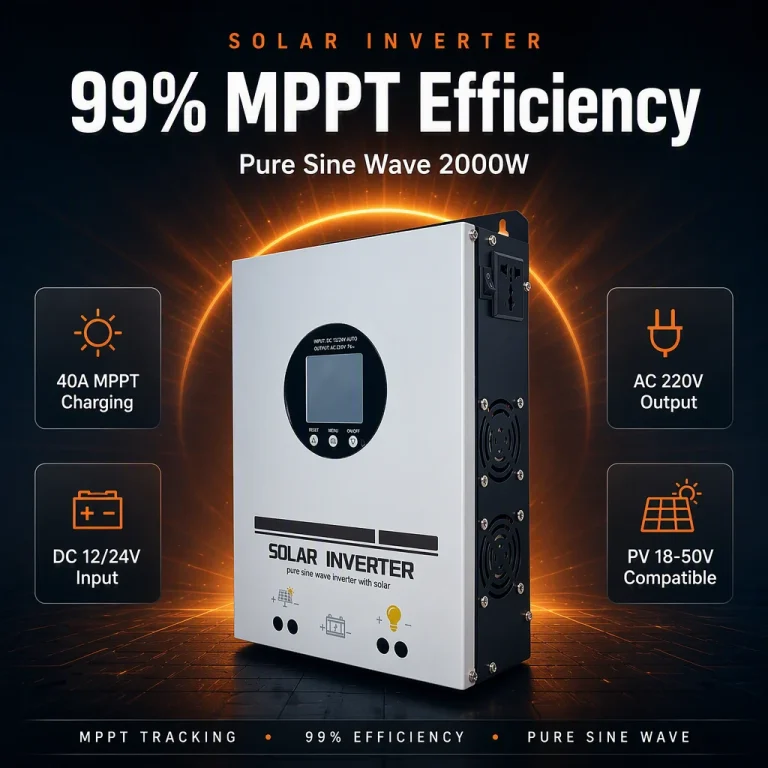 2000W MPPT Pure Sine Wave Solar Inverter - Gerixi