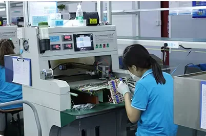 Inside Gerixi Solar Controller and Inverter Production Testing