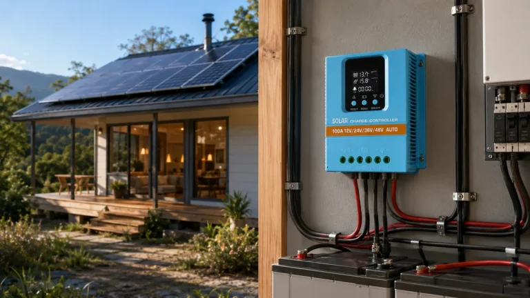 Residential Solar Backup System for Unstable Grid Areas