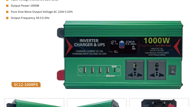 SC12-1000PS 1000W UPS Inverter Buying Guide for Small Backup Power Orders