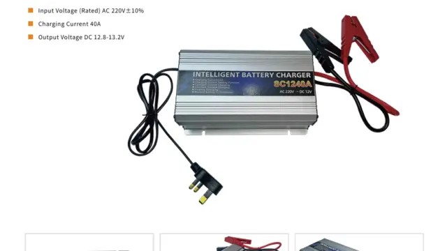 SC1240A 40A Battery Charger Supplier Guide for 12V Backup Projects