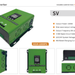 SV24-1000PS 1000W Solar Inverter for 12V/24V Battery Systems - Gerixi