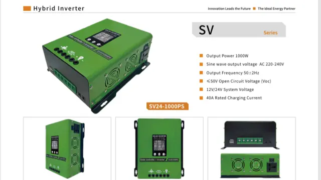 SV24-1000PS 24V Solar Inverter Selection Guide for Small Off-Grid Systems