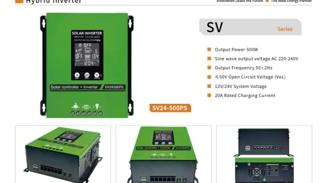 SV24-500PS 24V Solar Inverter Selection Notes for Compact Off-Grid Backup Kits